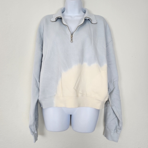 Lacausa Cosmo Zip Up Sweatshirt Two-Tone Cozy Vibes Size Large - Picture 4 of 12